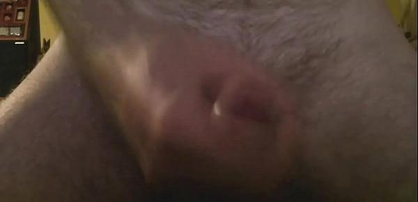  Stroking my big cock and cumming on your face